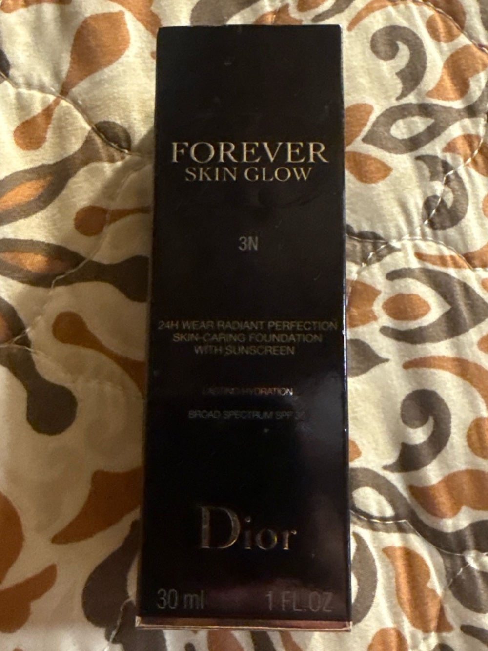 Dior Forever Skin Glow Foundation - Black & Gold Box